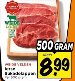Vomar Voordeelmarkt WEIDE VELDEN lerse Sukadelappen aanbieding