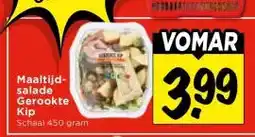 Vomar Voordeelmarkt Maaltijd- salade Gerookte Kip aanbieding