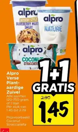 Vomar Voordeelmarkt Alpro Verse Plant- aardige Zuivel aanbieding