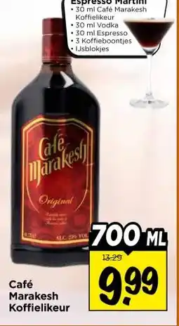 Vomar Voordeelmarkt Espresso Martini Café Marakesh Koffielikeur aanbieding