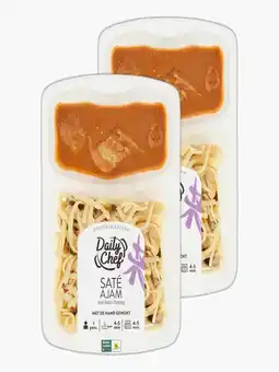 Flink Daily Chef Saté ajam met bami goreng 450g 2x aanbieding