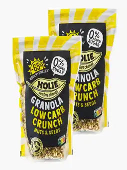 Flink Holie Granola Low Carb 350g 2x aanbieding