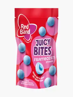 Flink Red Band Juicy bites frambozensmaak aanbieding