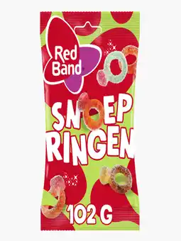 Flink Red Band Snoepringen zoet & zuur aanbieding