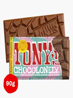 Flink Tony's Chocolonely chocoladereep melk everything bar 90gr aanbieding