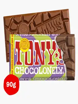 Flink Tony's Chocolonely chocoladereep melk pecan & karamel crunch aanbieding