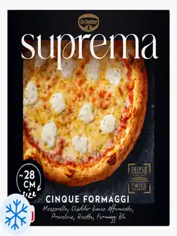 Flink Dr. Oetker Suprema Pizza Cinque Formaggi aanbieding
