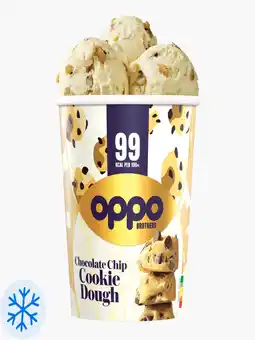Flink Oppo Brothers Chocolate Chip Cookie Dough IJs aanbieding
