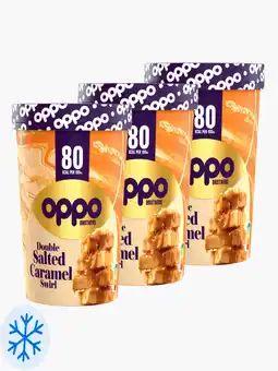 Flink Oppo Double Salted Caramel 475ml 3x aanbieding