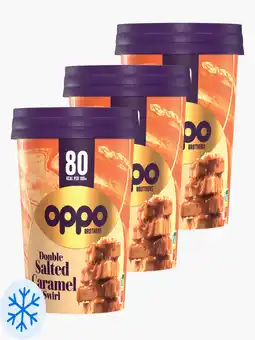 Flink Oppo Double Salted Caramel 475ml 3x aanbieding