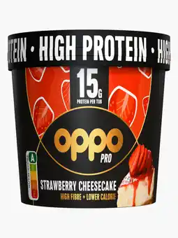 Flink Oppo Pro High Protein Strawberry Cheesecake IJs aanbieding