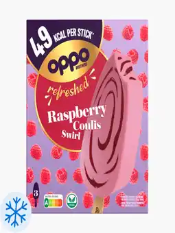Flink Oppo Refreshed Raspberry Coulis Swirl IJs 3st aanbieding