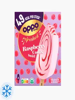 Flink Oppo Refreshed Raspberry Coulis Swirl IJs 3st aanbieding