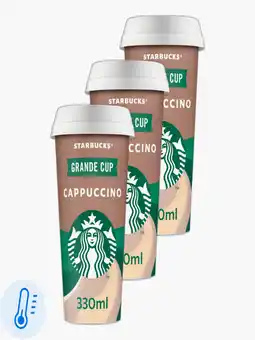 Flink Starbucks Cappuccino 330ml 3x aanbieding