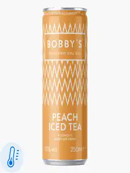 Flink Bobby's Peach Iced Tea 10% aanbieding