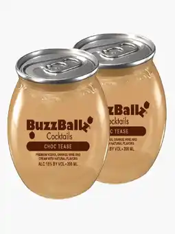 Flink BuzzBallzz Choc Tease 13.5% 20cl 2x aanbieding