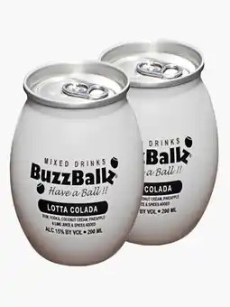 Flink BuzzBallzz Lotta Colada 13.5% 20cl 2x aanbieding