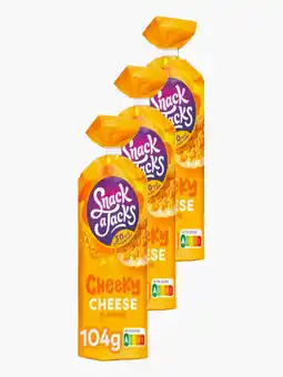 Flink Snack A Jacks Cheeky Cheese Rijstwafels 104g 3x aanbieding