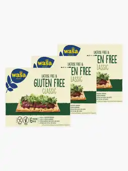 Flink Wasa Knäckebröd Gluten- en Lactosevrij 240g 3x aanbieding