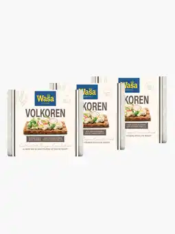 Flink Wasa Knäckebröd Volkoren 260g 3x aanbieding