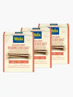 Flink Wasa Thin Crisp Sesam 190g 3x aanbieding