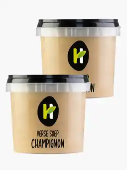 Flink Verse champignonsoep 500ml 2x aanbieding