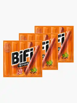 Flink Bifi Original 5-pack 100g 3x aanbieding