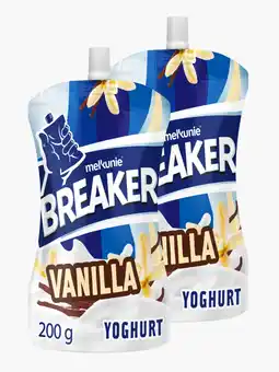 Flink Melkunie Breaker Vanille Yoghurt 200g 2x aanbieding