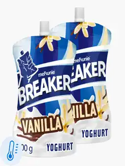 Flink Melkunie Breaker Vanille Yoghurt 200g 2x aanbieding