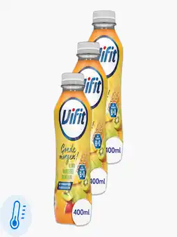 Flink Vifit Goedemorgen kiwi-aarbei-banaan 400ml 3x aanbieding