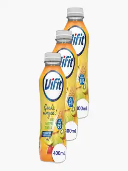 Flink Vifit Goedemorgen kiwi-aarbei-banaan 400ml 3x aanbieding