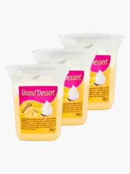 Flink Ehrmann Grand Dessert Vanille 190g 3x aanbieding
