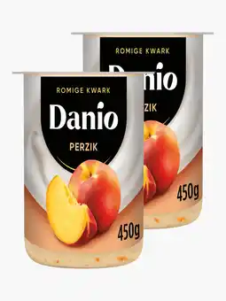 Flink Danio Romige kwark perzik 450g 2x aanbieding