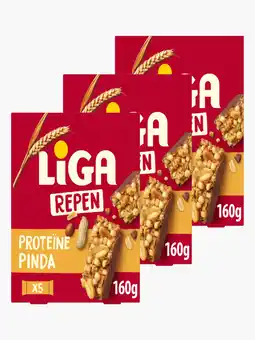 Flink LiGA Proteïne Reep Pinda 5 x 32g 3x aanbieding