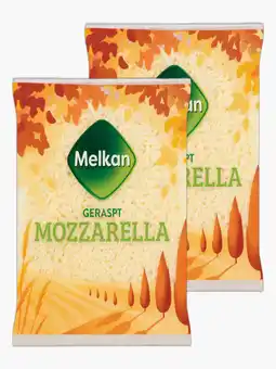 Flink Melkan Geraspte mozzarella 150g 2x aanbieding