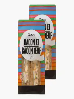Flink Qizini Sandwich bacon & ei 185g 2x aanbieding