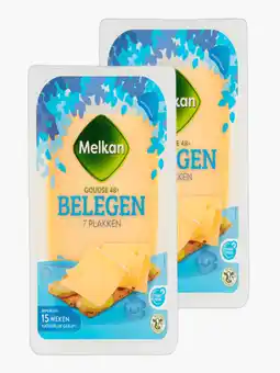 Flink Melkan Goudse belegen plakken 190g 2x aanbieding