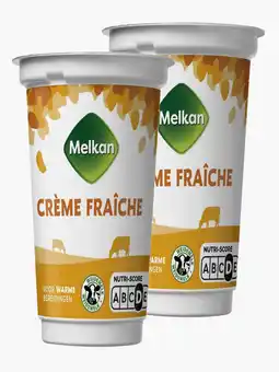 Flink Melkan Creme fraiche 30% 200g 2x aanbieding