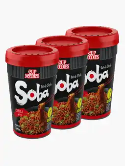 Flink Nissin Soba Chili Noodles 90g 3x aanbieding