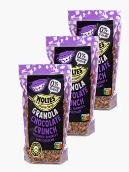 Flink Holie's Granola chocolate crunch 350g 3x aanbieding