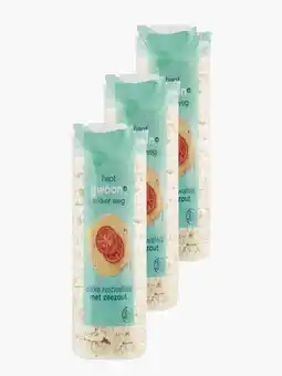 Flink G'woon Rijstwafels Zout 130g 3x aanbieding