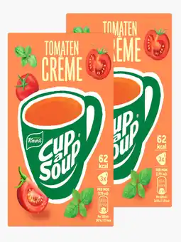 Flink Knorr Cup-a-soup Tomaten crème 3x175ml 2x aanbieding