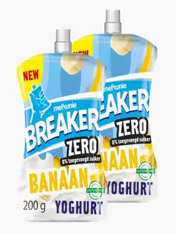 Flink Melkunie Breaker yoghurt banaan zonder toegevoegde suikers 200g 2x aanbieding