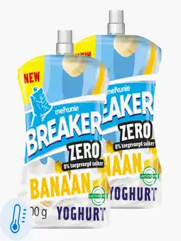 Flink Melkunie Breaker yoghurt banaan zonder toegevoegde suikers 200g 2x aanbieding