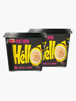 Flink Héllo Instant pho wok ui & Knoflook 76g 2x aanbieding