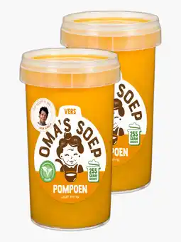 Flink Oma's Pompoensoep 500ml 2x aanbieding