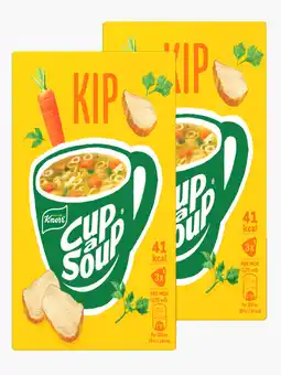 Flink Knorr Cup-a-soup Kip 3x175ml 2x aanbieding