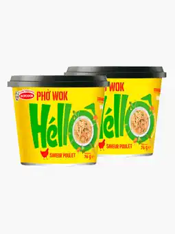 Flink Héllo Instant pho wok kip 76g 2x aanbieding