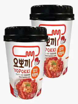 Flink YOPOKKI Instant Topokki Kimchi 140g 2x aanbieding