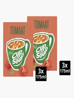 Flink Knorr Cup-a-soup Tomaat 3x175ml 2x aanbieding